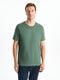 Crew Neck Short Sleeve Combed Cotton Men's T-shirt